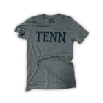 TENN Shirt in Athletic Gray With Midnight Navy