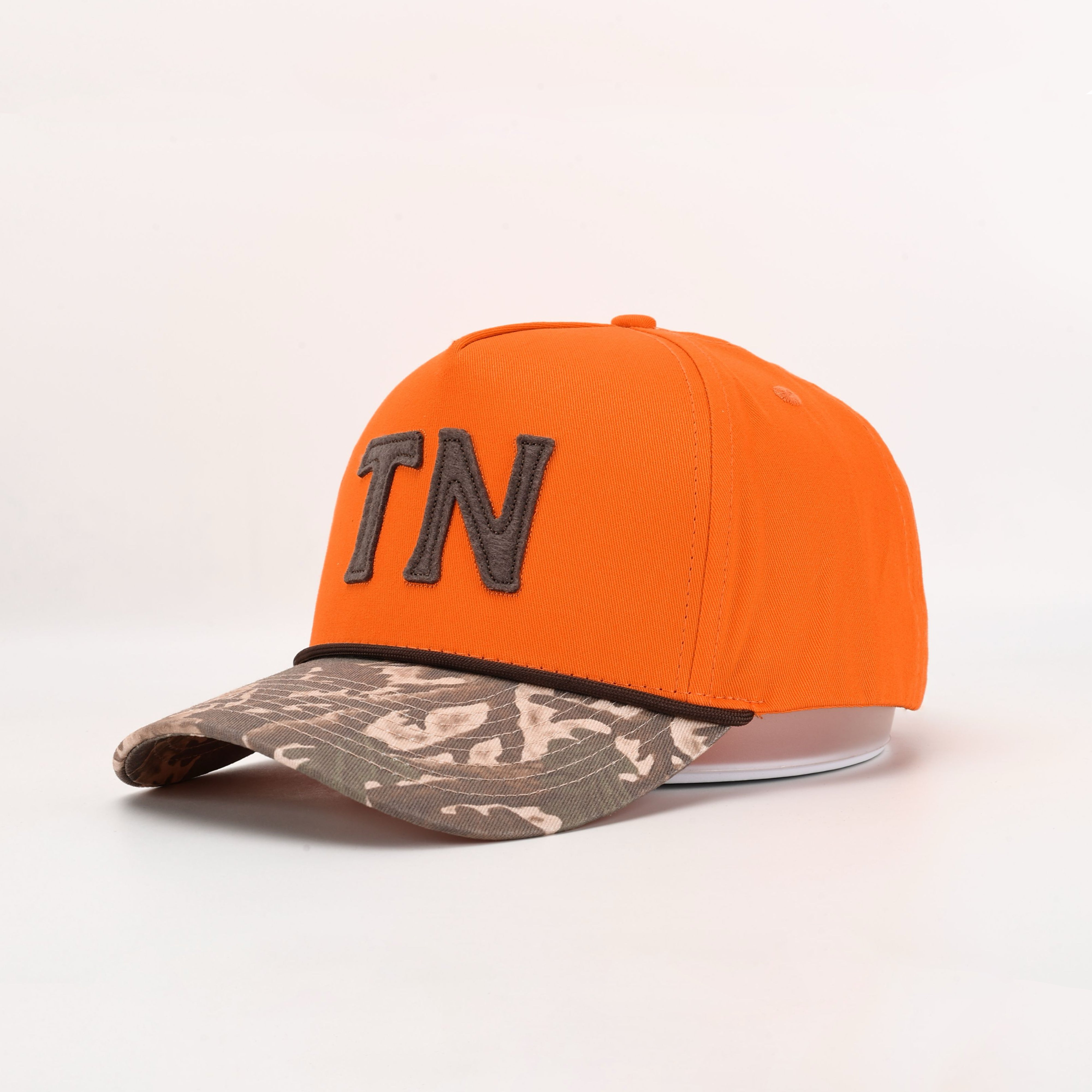 Tennessee TN Hat - Orange & Timber Camo | Tennessee Outfitters display picture 3