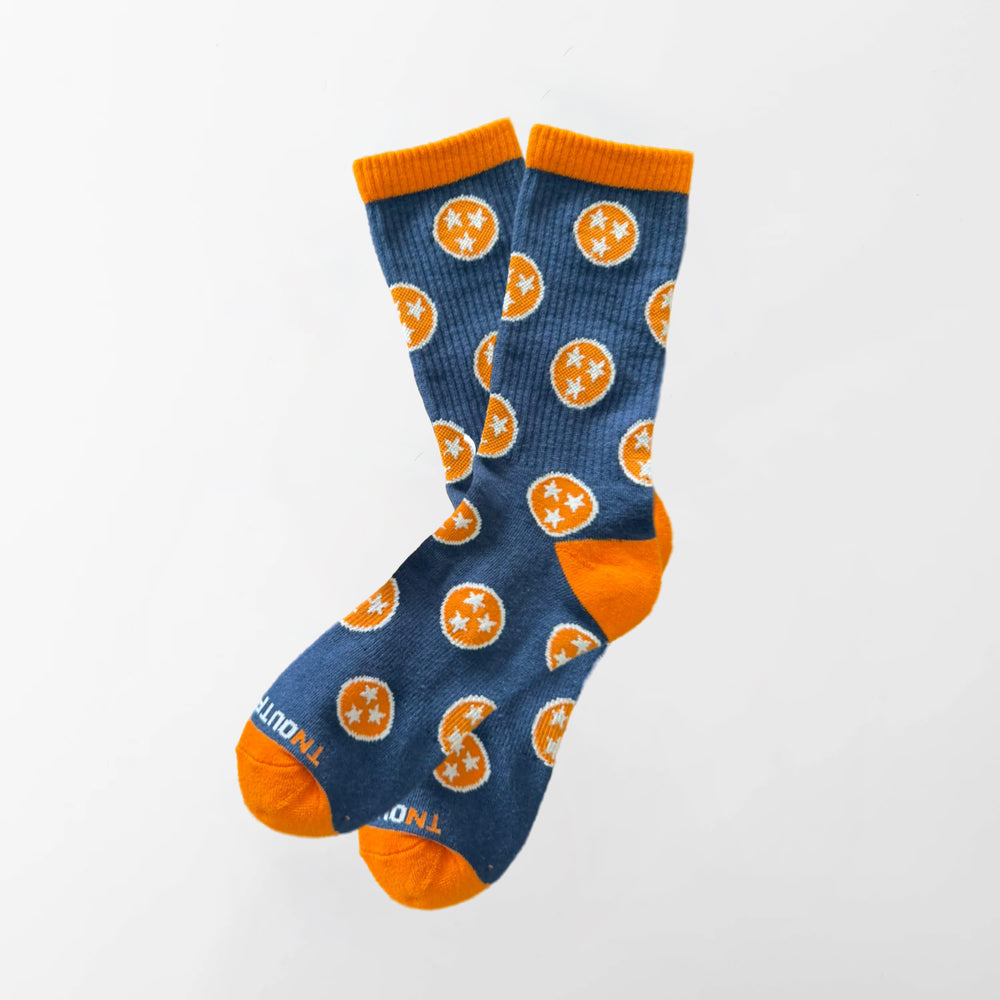 Well Worn Navy Tennessee Sock