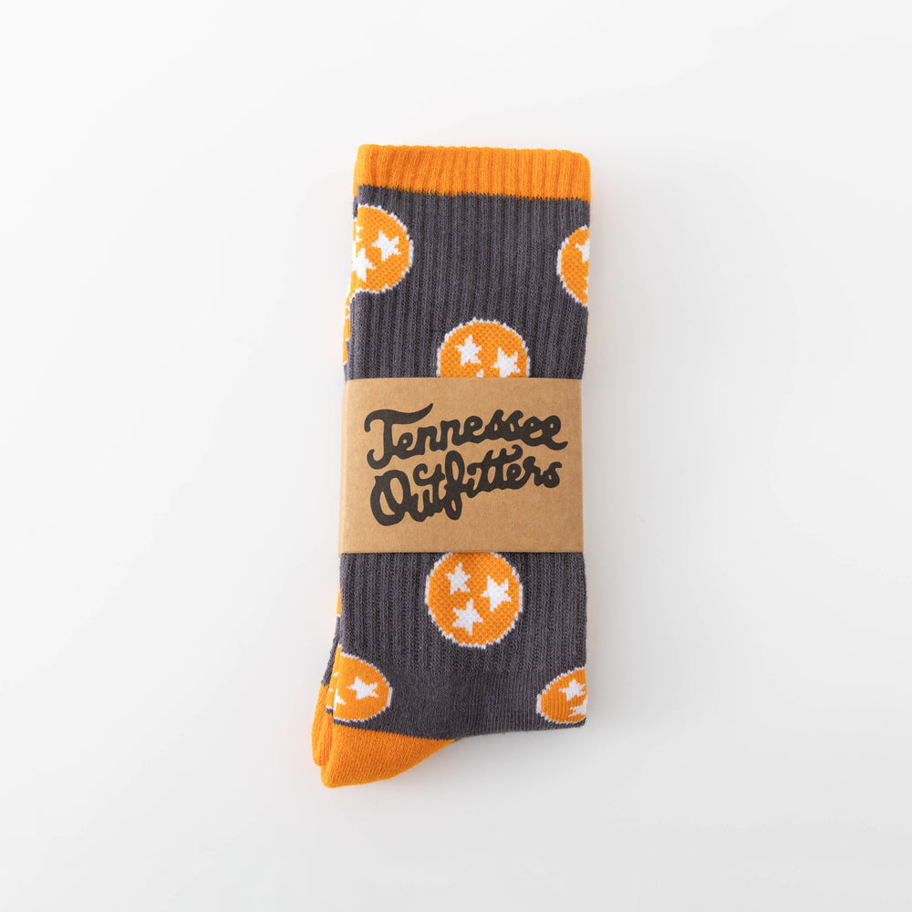 Smokey Gray Tennessee Sock