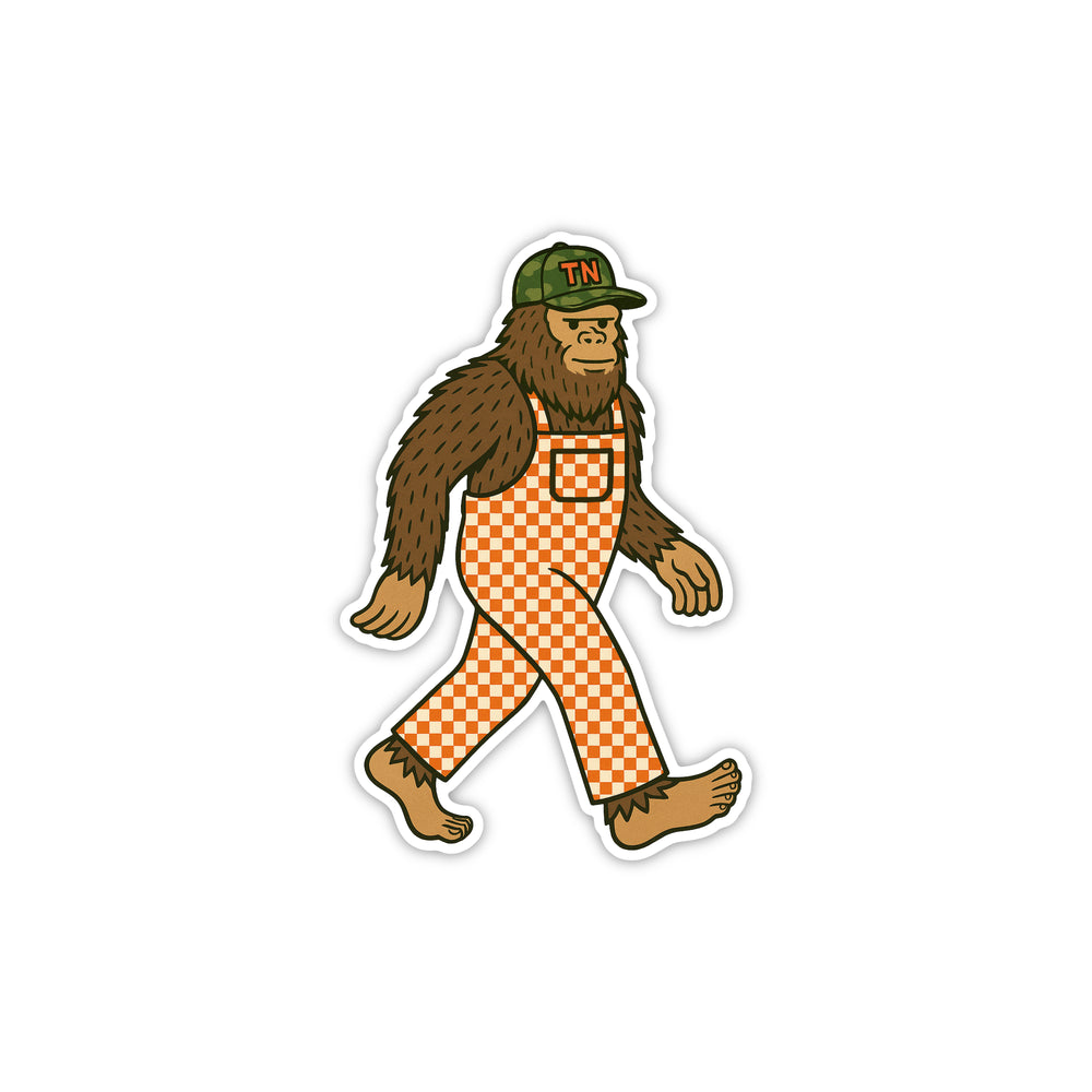 Bigfoot Overalls Sticker