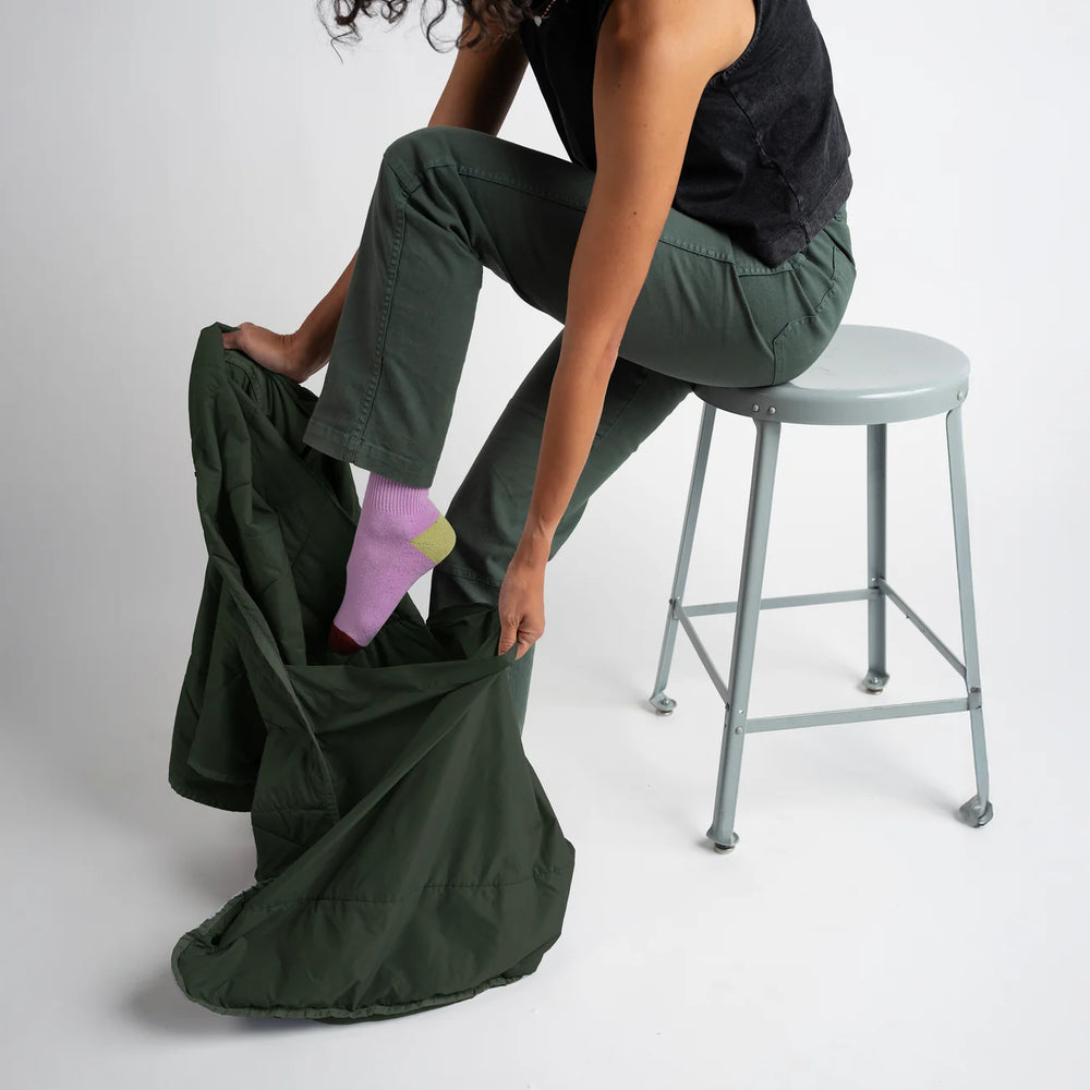 Gravel: Layover Travel Blanket • Spruce