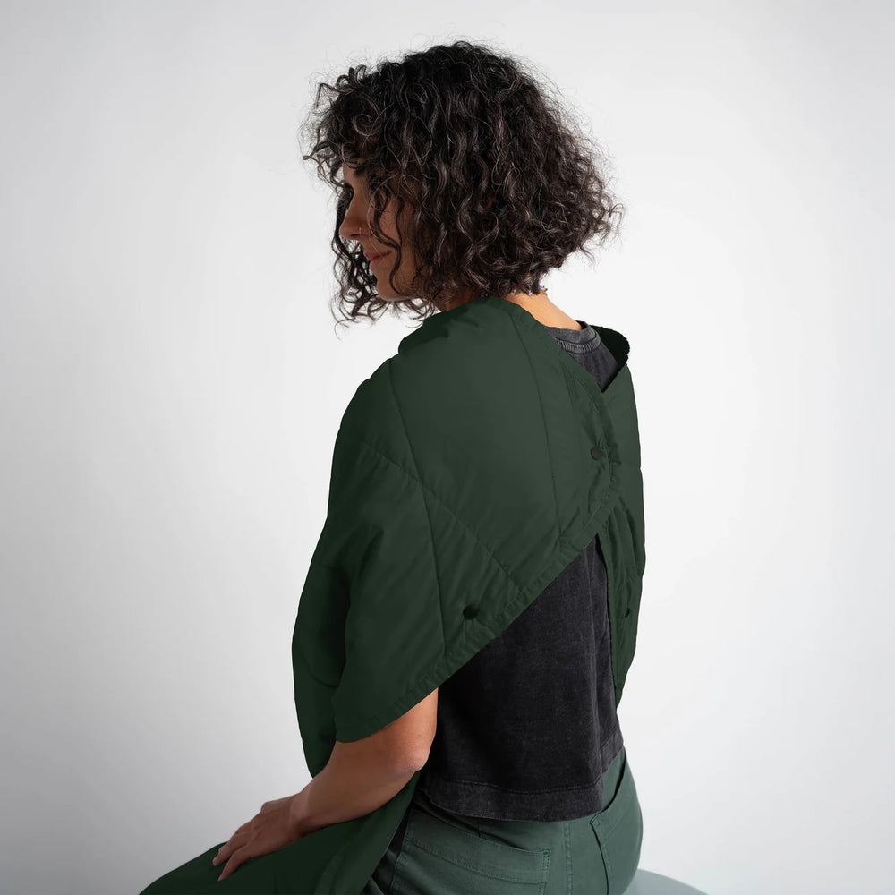 Gravel: Layover Travel Blanket • Spruce